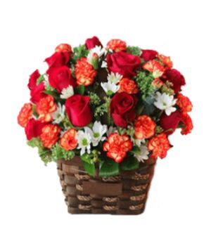 send rose basket to vietnam