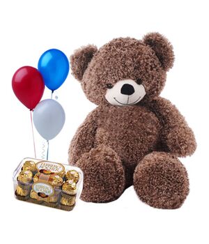 send teddy bear ferrero chocolate and balloons to vietnam