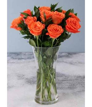 one dozen orange roses to vietnam