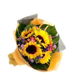 send sunflower bouquet to vietnam