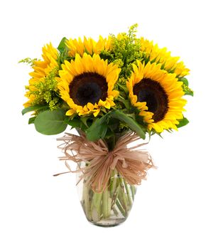 sunflower in vase to vietnam